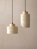 Mirella - Travertine eiken hanglamp bundel