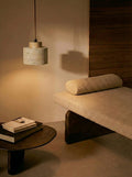 Mirella - Travertine hanglamp eiken medium