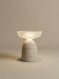 Mooz | Travertine tafellamp