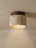 Mito | Travertine plafondlamp