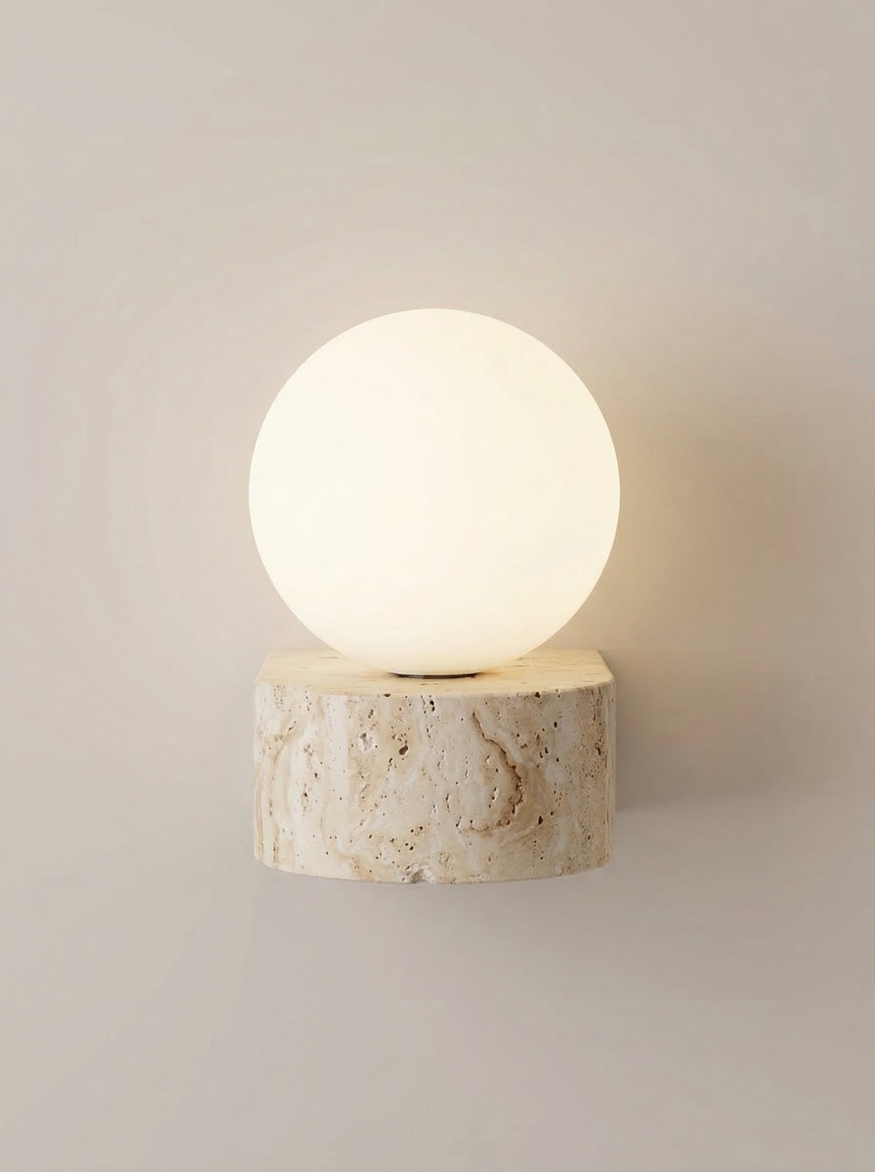 Sorell | Travertine Wandlamp