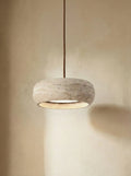 Jaza | ronde travertine hanglamp